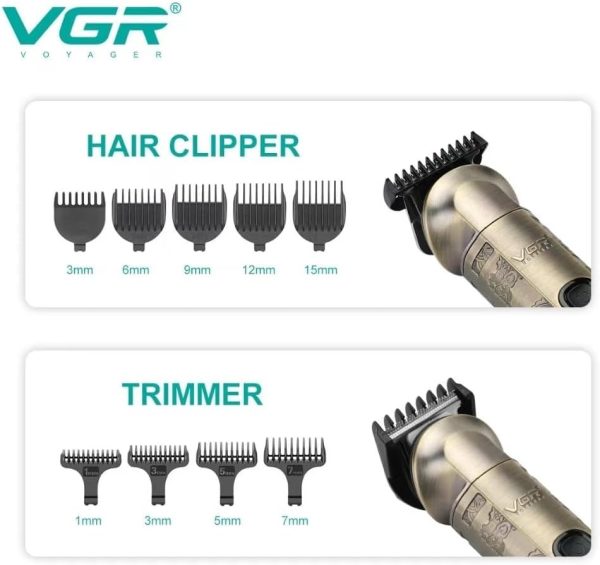Vgr V-109 Waterproof Ipx6 6 In 1 Professional Set Hair Beard Trimmer Clipper Shaver Nose Trimmer Mesin Gunting Rambut 5 51YpC4NPUgL. AC SL1024