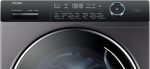 ⁦Haier 12 KG Front Loading Washing Machine, 525mm Super Drum, Direct Motion Inverter Motor, Laser Welding, Steam, Dark Silver, HW120-B14979S8⁩ - الصورة ⁦5⁩