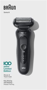 ⁦Braun Series 5 MBS5 Wet & Dry Electric Shaver, SensoFlex, AutoSense, Travel Kit, Black - Braun Max 100 Years Limited Edition⁩ - الصورة ⁦7⁩