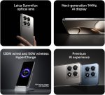 ⁦Xiaomi 14T Pro 5G Mobile, Titan Gray (12GB RAM+512GB) | MediaTek 9300+ | 6.67 Amoled 144Hz display | Leica Triple Camera 50+50+12MP, 32MP Front camera⁩ - الصورة ⁦3⁩