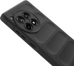 ⁦جراب متوافق مع OnePlus 12R 5G ، - غطاء مزدوج الحماية مصقول مقاوم للصدمات شديد التحمل فائق الجودة مع حماية للكاميرا - غطاء واقي مضاد للخدش متين و مقاوم للانزلاق - أسود⁩ - الصورة ⁦2⁩