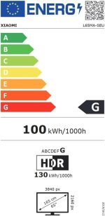 ⁦Xiaomi TV A Pro 65 2025, 4K QLED display with accurate color, Quantum Dot Technology, UHD, Smart TV, MEMC, Voice Control, Google TV built-in receiver, metal finish Dolby Atoms 2 years local warranty⁩ - الصورة ⁦6⁩