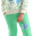 Diadora Kids Cotton Set Printed Kiwi