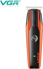 ⁦ماكينة احترافية لاسلكية لحلاقة اللحية V-999 موتور ثنائي مع أمشاط توجيه وفرشاة وسلك USB للرجال والعائلة والحيوانات الأليفة ببطارية ليثيوم أيون قابلة لإعادة الشحن ومدة تشغيل 120 دقيقة من في جي ار⁩ - الصورة ⁦7⁩