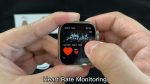 ⁦ADHOMAX Smart Watch M72 49MM HD Display, Elegant Design, New Gestures, mobile stand, ring medal, 3 straps Fitness Tracker, Calls, Wireless Charging, Heart Rate, Oxygen Monitor | IOS, android (Gold)⁩ - الصورة ⁦3⁩