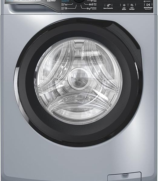 غسالة ستيم ماكس إصدار خاص، تحميل أمامي، مع محرك عاكس من زانوسي، سعة 8 كيلوجرام، لون فضي، ZWF8221SB7