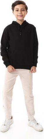 ⁦سويت شيرت بغطاء للرأس وجيوب متصلة للأولاد ومبطن من اندورا⁩ - الصورة ⁦6⁩