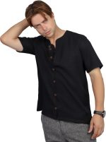 ⁦Men's Linen Shirt⁩ - الصورة ⁦3⁩