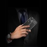 ⁦متوافق مع شاومى Poco C65 4G ، - غطاء حماية مقاوم للصدمات بنمط جلدي شديد التحمل فائق الجودة مع حماية للكاميرا - غطاء واقي مضاد للخدش و مقاوم للانزلاق - أسود⁩ - الصورة ⁦4⁩