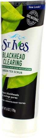 ⁦St. Ives Blackhead Clearing Green Tea Face Scrub, 170 gm , pack of 2⁩ - الصورة ⁦5⁩