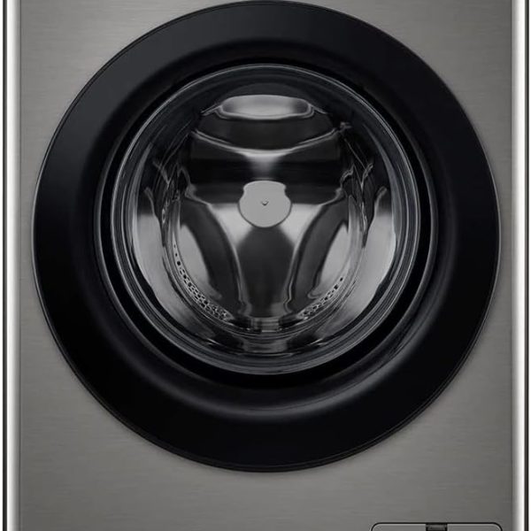 LG Vivace Washing Machine 8KG, with AI DD technology, Stone Silver