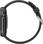 ⁦Infinix XWatch H4 (XW4L)- Black,2.04" full touch HD screen, IP68 Waterproof, 10 days Normal usage time, BT V5.3, 45g,Heart rate,SPO2,300mAh battery, magnetic charging, supports call,12 Month Warranty⁩ - الصورة ⁦3⁩