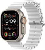 ⁦ADHOMAX Ultra Big 7 In 1 Smart Watch, 2.01" HD Display, Calling, Fitness Tracker, Wireless Charging, Heart Rate, SpO2, Weather, Camera, Music, For IOS, android, men and women (Gold)⁩ - الصورة ⁦3⁩