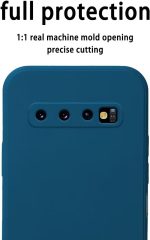 ⁦Topme Case for Samsung Galaxy S10 (4G) (6.1 Inches) Case Cover, TPU Silicone Skin Protective Case – Black⁩ - الصورة ⁦2⁩