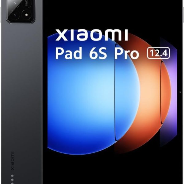 Xiaomi Tablet Pad 6S Pro 3K 12.4" 144Hz, 256GB/8GB RAM, Snapdragon@8 Gen 2 3.19GHz, 10,000 mAh 120W, Black (French Version + 2 Year Warranty)