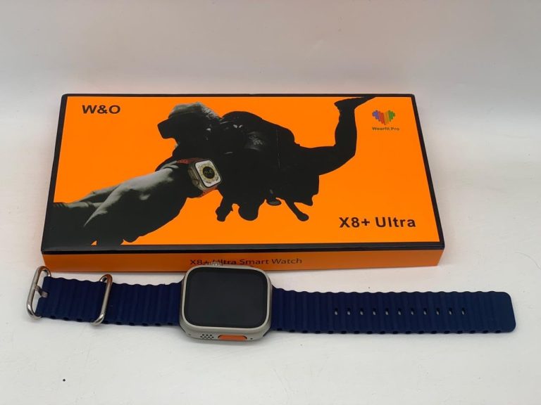 Generic X8 Plus Ultra Smartwatch: Modern, Heart Rate Monitor, 2.1 inches, Blue