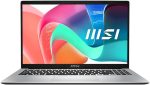 ⁦MSI Modern 15 F13MG|i5-1335U| Iris Xe Graphics| 8GB RAM DDR4 3200Mhz| 512GB NVMe Gen4x4| 15.6" IPS FHD 60Hz 45% NTSC Display|Single backlight Keyboard(White)|DOS|Urban Silver| 2 Years Local Warranty⁩ - الصورة ⁦3⁩