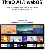 ⁦LG NanoCell TV 55 Inch NANO79 Series, Cinema Screen Design 4K Active HDR WebOS Smart AI ThinQ - 55NANO796QA⁩ - الصورة ⁦10⁩