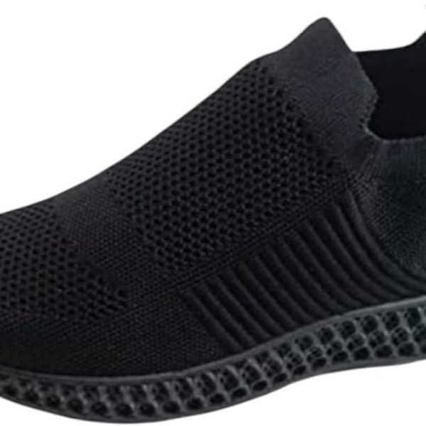 حذاء رياضي نسائي شبكي سهل الارتداء، مريح للمشي، متوفر بألوان واشكال متعددة