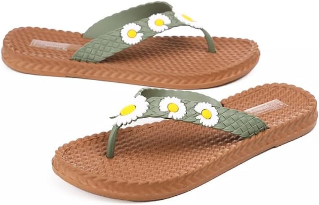 51h8pfiF1L._AC_SL1500_.jpg AMOUN Women Flowers Slipper Amo-6
