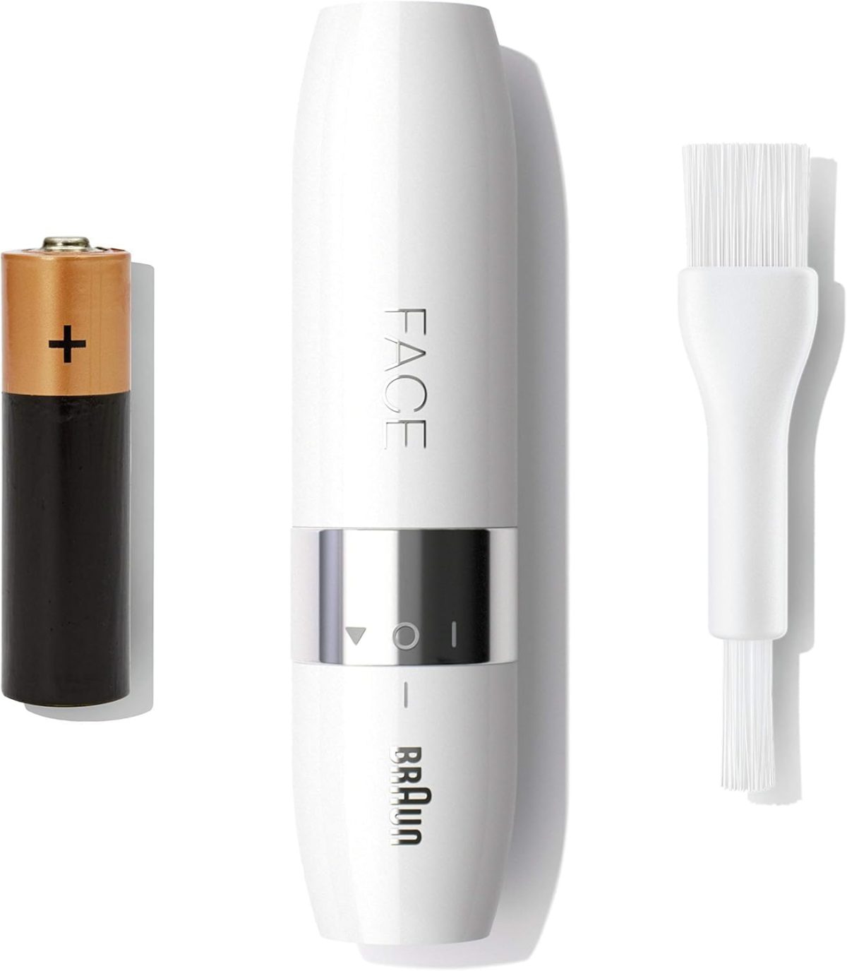⁦Braun Face Mini hair Remover FS1000 with Smartlight, White⁩ - الصورة ⁦4⁩