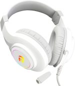 ⁦Redragon Hylas RGB Wired Gaming Headset with Microphone (H260, White)⁩ - الصورة ⁦6⁩
