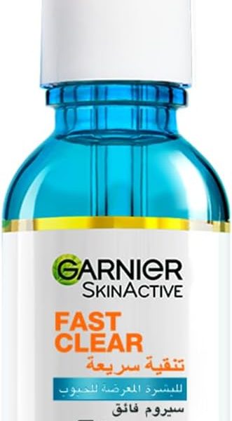 Garnier Skinactive Fast Clear Booster Face Serum, For Acne Prone Skin, With Salicylic Acid, 30ml
