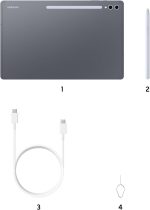 ⁦Samsung Galaxy Tab S10 Ultra, AI Tablet, Android Tablet, WIFI, 12GB RAM, 256GB Storage, AMOLED Display, Anti-reflection, Durable, S Pen Included, Moonstone Gray (UAE Version)⁩ - الصورة ⁦9⁩