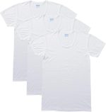 Embrator Pack of 3 Men's Cotton 100% Half Sleeve Round Neck Undershirts