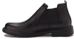 Men's Premium Genuine Leather Half Boots Stylish Rubber Sole Slip Resistant - الصورة 4