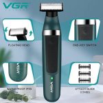 Professional Rechargeable Waterproof Electric Shaver - V-393 - الصورة 3