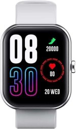 ⁦Infinix XW1 Smart Watch - Silver, Waterproof IP68, V5.0 Bluetooth, Heart rate, Blood Oxygen, Sleep, Pressure, 1.83"IPS, Battery 270 mAH, 123+ Sports Modes, 100+ Watch faces, 12-month Warranty.⁩ - الصورة ⁦2⁩