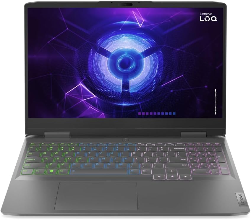 51l2bhpuNJL._AC_SL1000_.jpg Lenovo LOQ 15IRH8 Gaming Laptop - i7-13620H 10 Cores, AI Chip: LA1, NVIDIA GeForce RTX 4050 6GB GDDR6 Graphics, 16GB DDR5 RAM, 512GB SSD, 15.6" FHD (1920x1080) IPS 350nits 144Hz + Lenovo LOQ RGB Mouse