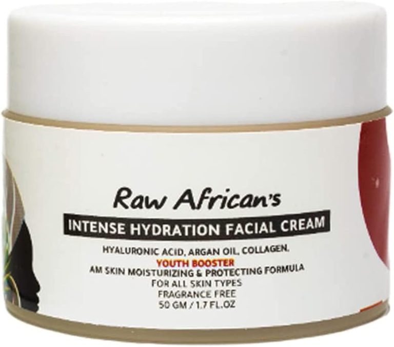 كريم للوجه من أفريقي خام لتحسين مرونة البشرة وترطيبها، مناسب لجميع أنواع البشرة، 50 جرام