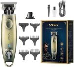 VGR-978 Men's Razor and Trimmer – Precision Blades, Cordless Operation, Powerful Battery, Professional Design for Home and Salon Use