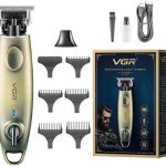 VGR-978 Men's Razor and Trimmer – Precision Blades, Cordless Operation, Powerful Battery, Professional Design for Home and Salon Use