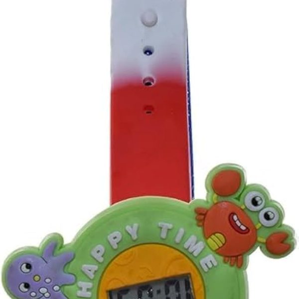 Kids Watch Fish And Octopus Shape 22X22X22Cm Multi Color