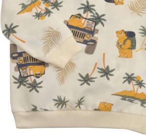 ⁦LIL DARLINGS -Boys Sweatshirt Matrial FRENCH TERRY COTTON/POLYESTER⁩ - الصورة ⁦3⁩