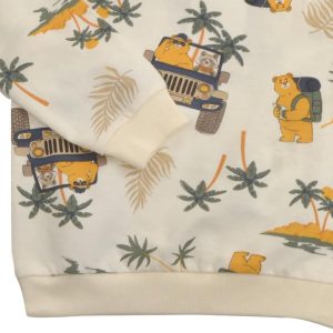 ⁦LIL DARLINGS -Boys Sweatshirt Matrial FRENCH TERRY COTTON/POLYESTER⁩ - الصورة ⁦3⁩