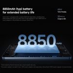 ⁦XIAOMI Pad 7 8 + 256 GB Mi Tablet, 11.2 Inch Display, Standby Time Up to 33.9 Days, Blue⁩ - الصورة ⁦6⁩