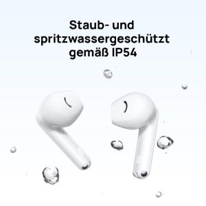 ⁦HUAWEI FreeBuds SE 2, 40-Hour Battery Life, Compact and Comfortable to Grip, 3 Hours of Music Playback on a 10-Minute Charge, IP54 Dust & Splash Resistance, Ceramic White⁩ - الصورة ⁦6⁩