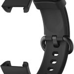 Generic For Xiaomi Mi Watch Lite Strap Replacement Sport Soft Silicone Bracelet For Xiaomi Redmi Watch Smart Watch Band - Black