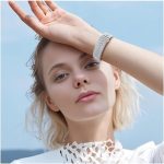 ⁦ADHOMAX Ultra Big 7 In 1 Smart Watch, 2.01" HD Display, Calling, Fitness Tracker, Wireless Charging, Heart Rate, SpO2, Weather, Camera, Music, For IOS, android, men and women (Gold)⁩ - الصورة ⁦9⁩