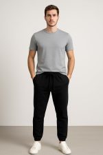 ⁦Miza Men's Casual Sweatpants with Pockets and Elastic Waistband Comfy Cotton Sweatpants for Men Youth⁩ - الصورة ⁦6⁩