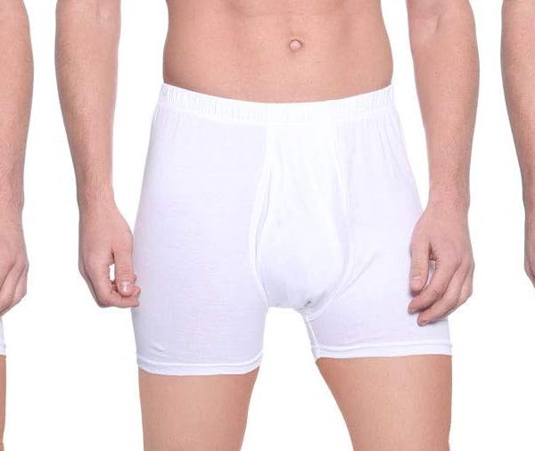 Dice mens Cotton Elastic Waist Solid Boxer Briefs (pack of 3)
