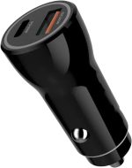 ⁦iLOCK 60W Dual Port Car Fast Charger | USB-C & USB-A | PD 30W + QC 30W | LED Indicator | Black⁩ - الصورة ⁦4⁩