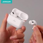 ⁦Joyroom JR-T03S Pro 3rd Generation Jerry version Normal Quality TWS Bluetooth Headset Support Wireless charge pop-up and noise reduction - White⁩ - الصورة ⁦3⁩