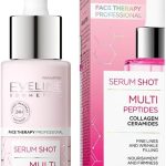 Eveline Cosmetics Face Therapy Professional Rejuvenation Serum Shot | Infused with Multi Peptides | Enriched with Collagen and Ceramides | Helps in Fine Lines & Wrinkle Filling | 30ml