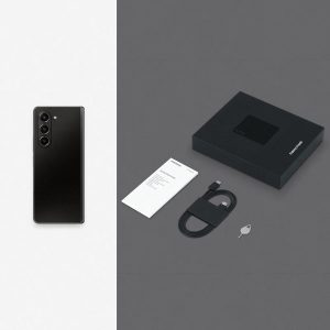 ⁦Samsung Galaxy Z Fold5 Folding Phone, Android Smartphone, 12GB RAM, 512GB Storage, Extended Battery Life, High Resolution Camera, Phantom Black (UAE Version)⁩ - الصورة ⁦10⁩