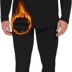 MIZAH Men's Thermal Warm Soft Feel High Elastic - Cotton Padded Knickers Underwear Set - Multi Color Available